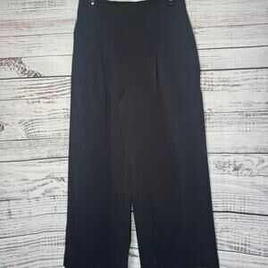 FigsPRO Scrub Pants Black Wide Leg Elastic Waist Drawstring SP